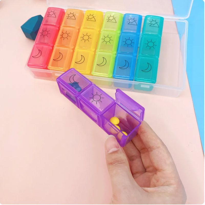 Pilulier Semainier Matin Soir