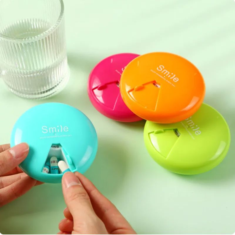 Pilulier Semainier Rond