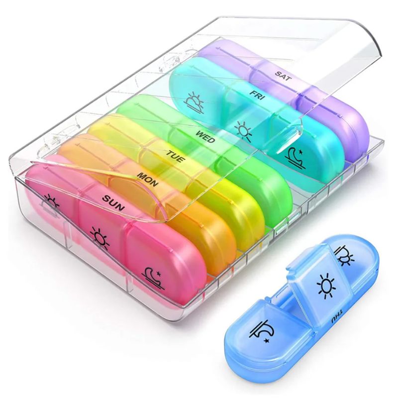 Pilulier Semainier Matin Midi Soir