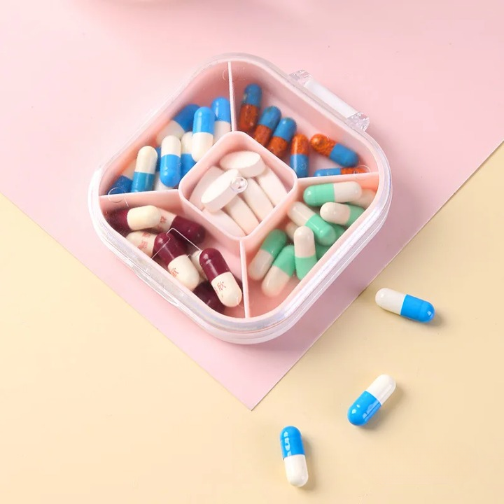 Pilulier Plastique Transparent