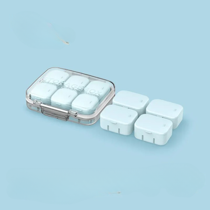 Pilulier 6 Cases De Poche